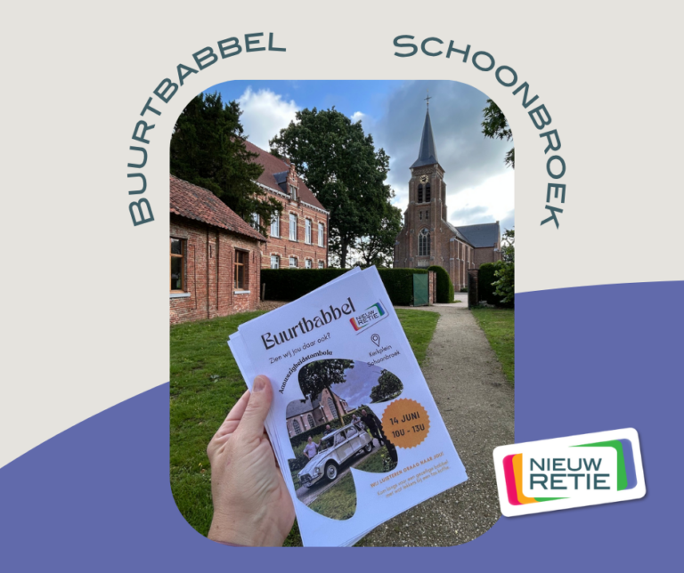 Zo 14/06 buurtbabbel Schoonbroek