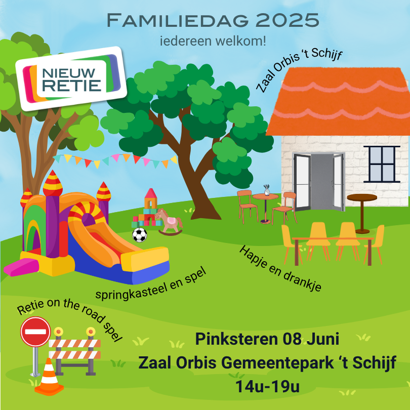 Uitnodiging Pinkster-Familiedag Nieuw Retie